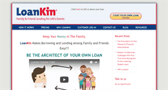 Desktop Screenshot of loankin.com